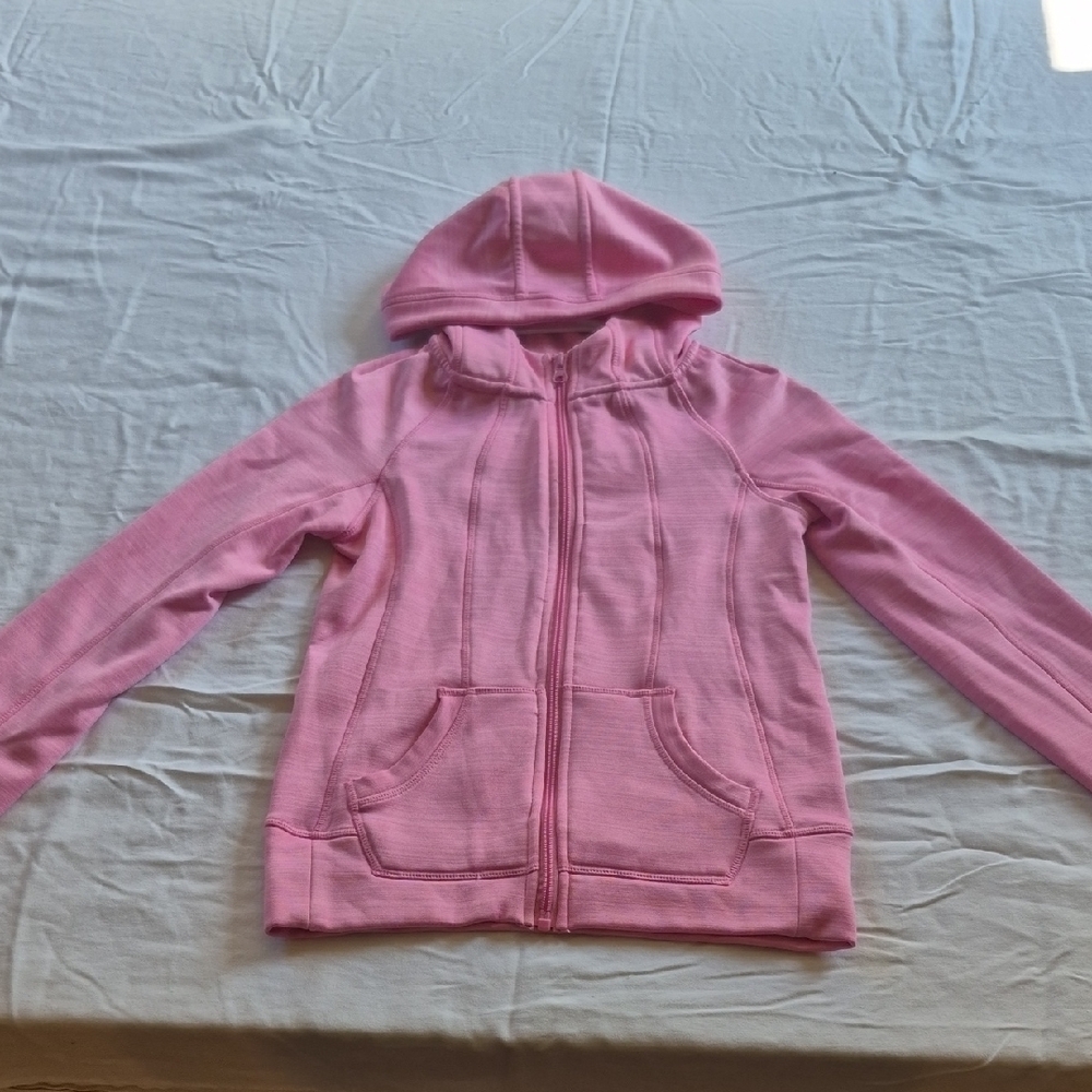 90 Degree By Reflex Light Pink Kids Hoodie